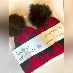 Mommy and Mini Beanie Set
